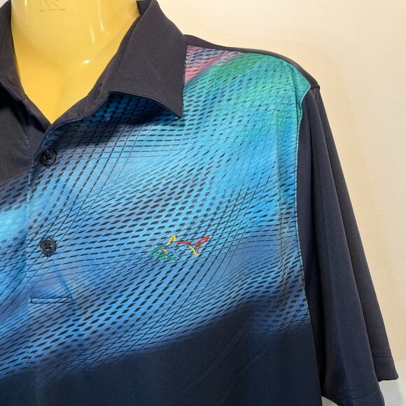 Greg Norman Men's PlayDry Performance Golf Polo Shirt – Size Large - Picture 3 of 5